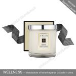 Natural Soy Wax Candles In Clear Glass Jar