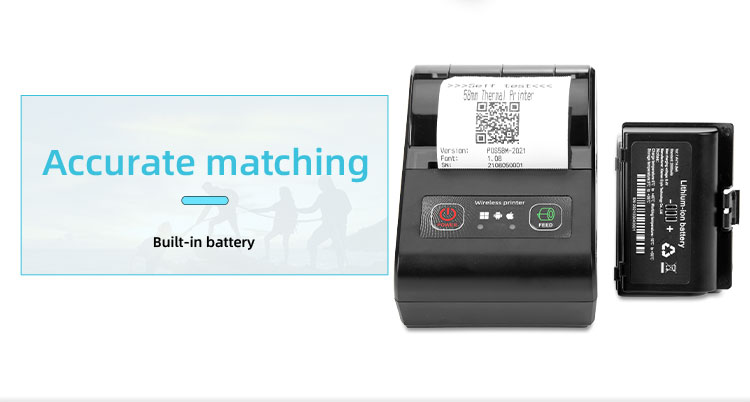 High Speed Bluetooth Portable Printer Thermal Receipt Printer for Small Businesses