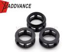 Round Plastic Fuel Injector Spacers Kits Black Color Lightweight 12 Month
