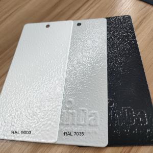 Quality Corrosion Resistant Wrinkle Texture RAL9003 White Outdoor Epoxy Polyester Powder Coating Paint Spray For Park Chairs Powder Coat wholesale