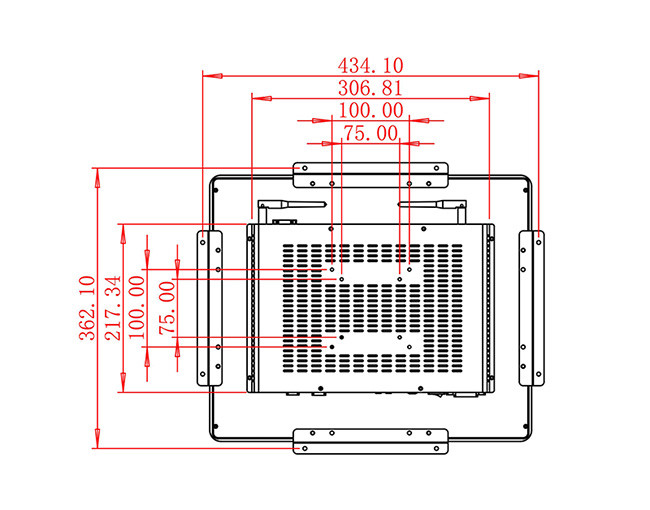 19-Inch Monitor for Security Systems and Public Information Boards
