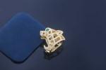 Gold Plated Leopard Diamond Ring 925 Silver Jewelry OEM