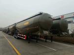60 Tons Bulk Cement Tanker , Cement Tanker Truck 3 Axles With Wechai Motor