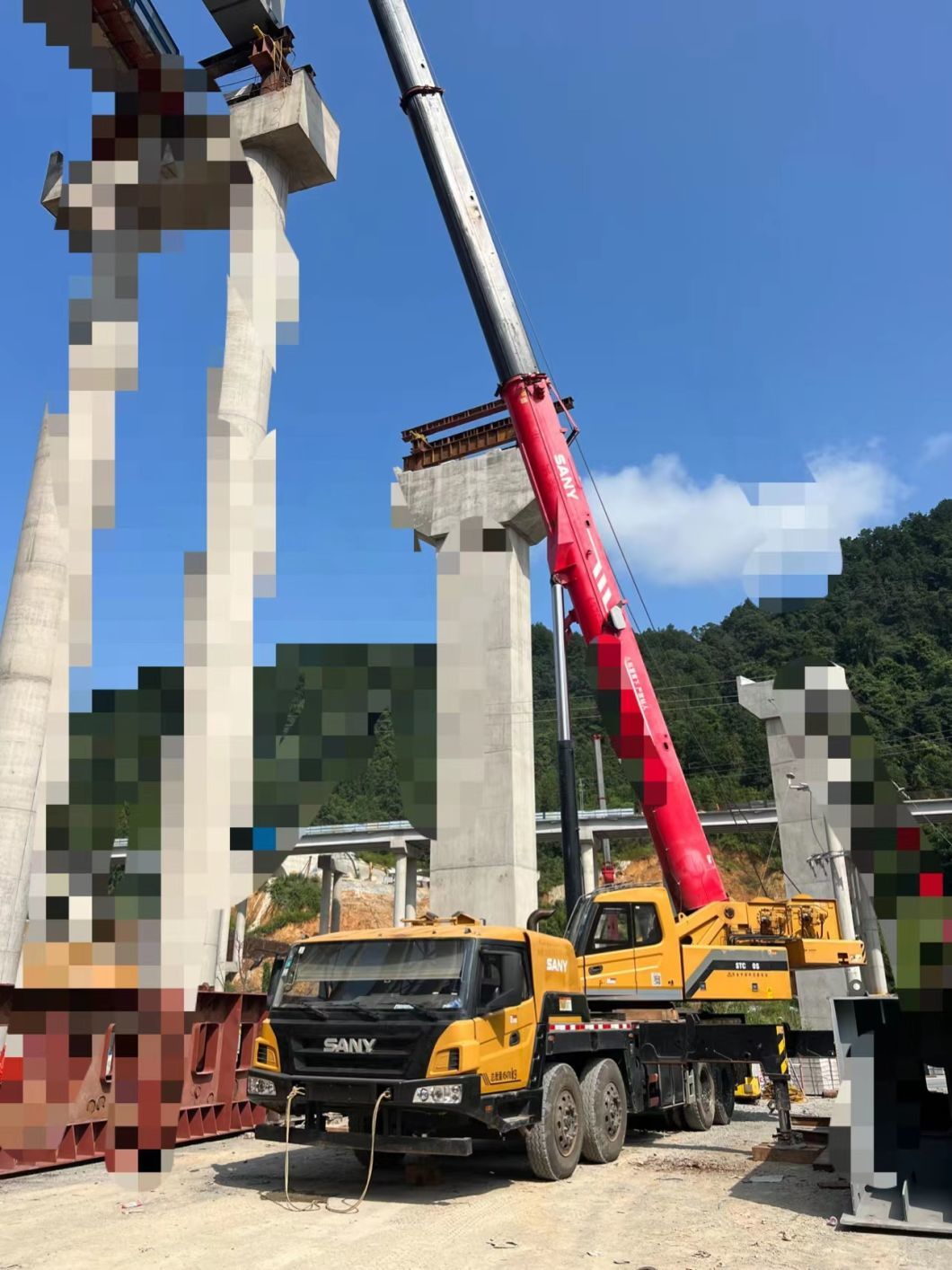 2017 Good Original Condition Top Quality 75t Truck Crane Mobile Crane Euro V Emission Standards Factory Directly Sale