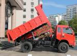 Light Duty 10 Wheels Coal Dump Truck / 4x4 Mini Dump Truck 140 Horsepower