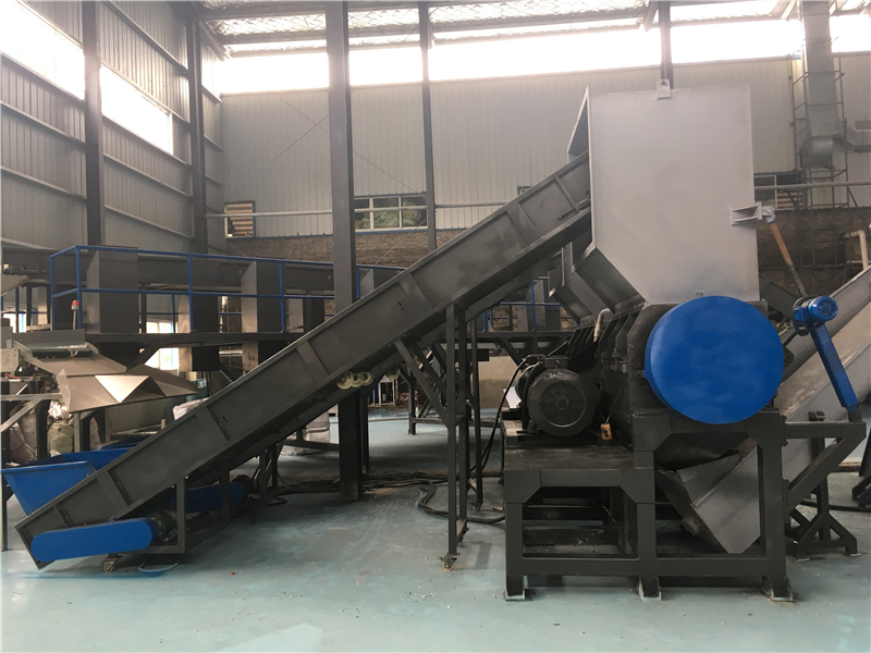 1500RPM Hot Air Plastic Dewatering Machine 5000kg/H PET Plastic Crusher