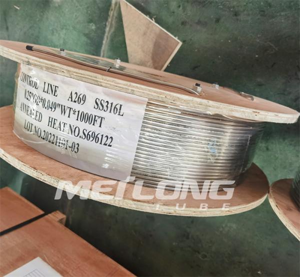 Down Hole Hydraulic Control Line High Duplex 2205 Yield Annealing Stainless