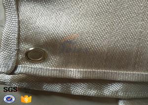Quality 840gsm 1 M Fiberglass Fire Blanket , Industrial Heat Resistant Blanket wholesale