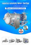 Horizontal Food Sterilizer Machine , Retort Canning Machine SUS30408