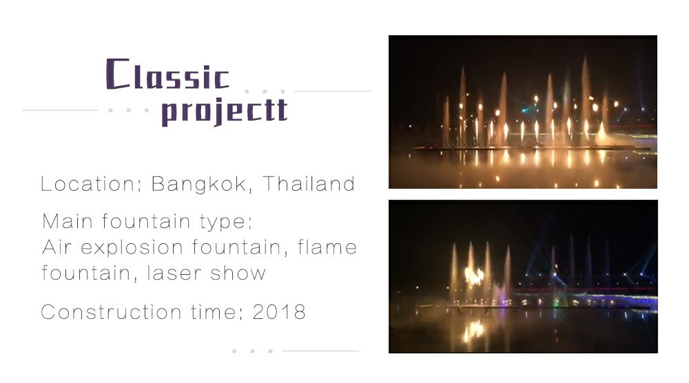 Contemporary Art Musical Water Fountain Wonderful Light And Water Show 3D Images