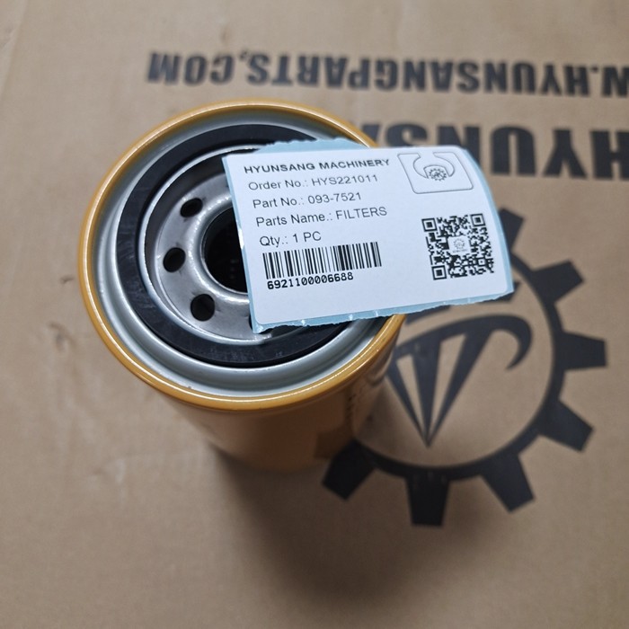 Excavator Oil Filter 093-7521 0937521 093-7520 0937520 For 329D 336D 330CL 330CLN