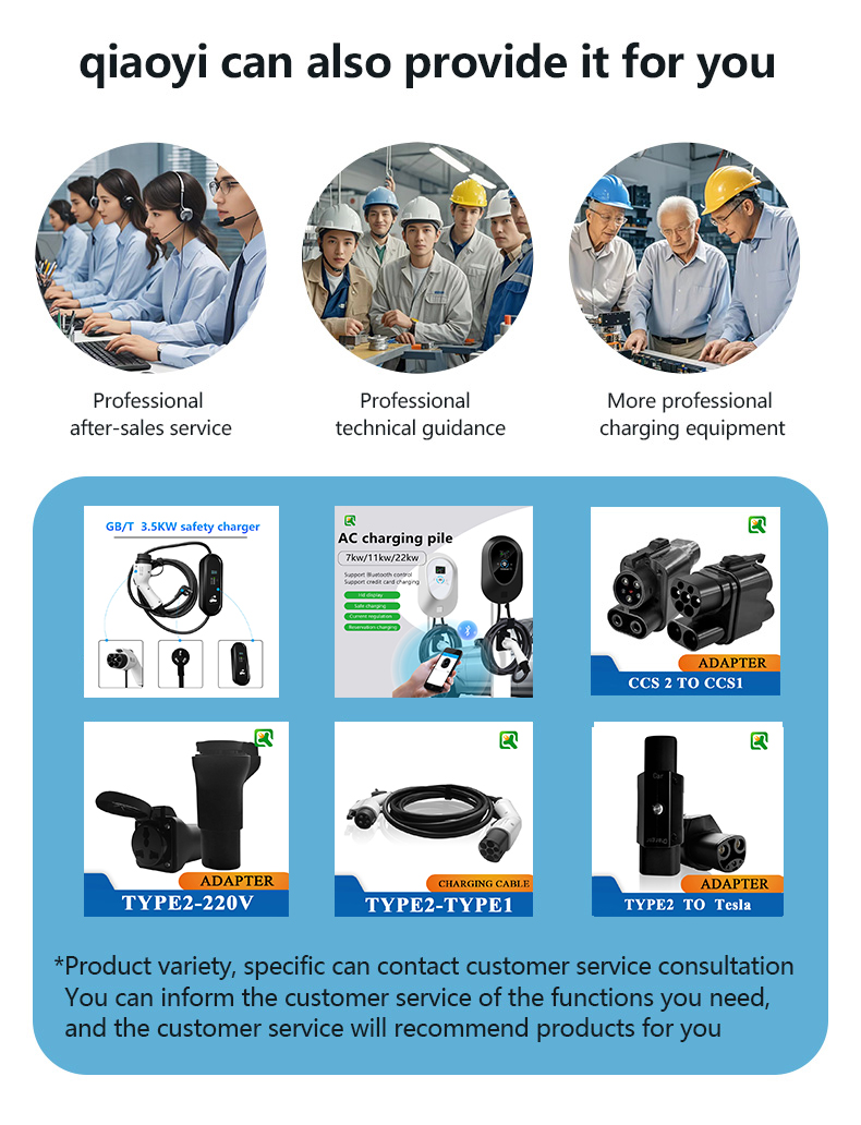 Electric Vehicle 21KW 32A 3Phase EV Charger Adapter Type2 to GB/t Connector with 380V Withstand Voltage