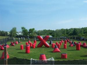 Quality Inflatable Paintball Bunker for paintball Field Equipment wholesale