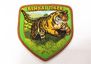 Quality Tiger Logo Vintage Embroidered Patches Fashionable Handmade Eco Friendly wholesale
