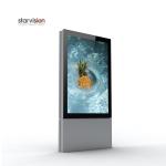 55inch 3840*2160 Resolution Indoor Digital Signage Free Standing