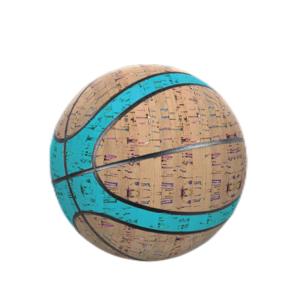 Quality Wearproof Anti Slip Cork Basketball For Playground 27.5 Inches wholesale