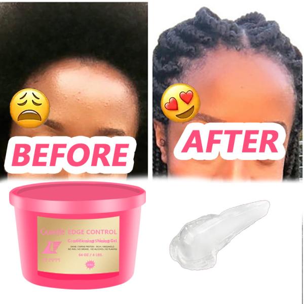 Organic Braid Gel For Women Eco-friendly Extra Hold Extreme 4c Braid Gel Water