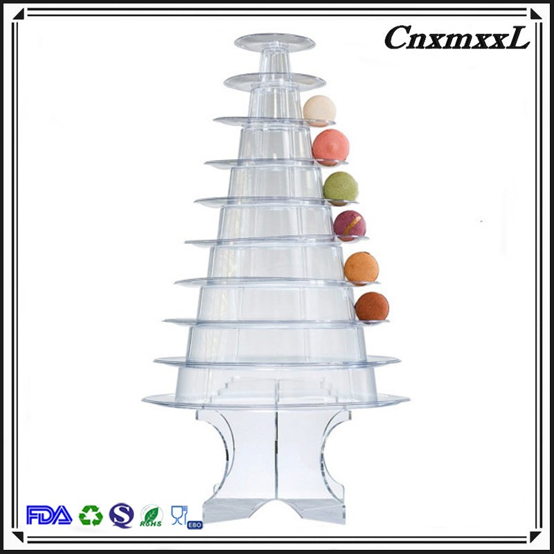 30 Cavities Macaron Clamshell Packaging Rectangular Plastic Cake Containers