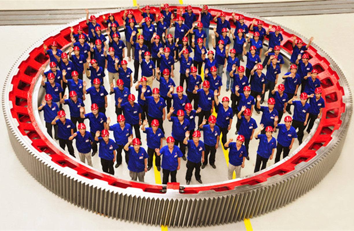 big Module Girth Gears and spur gear for Ball Mill and rotary kiln