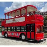 Double Floor Food Truck Trailer Red Concession Food Trailer