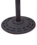Eco Friendly Outdoor Table Base Black Wrinkle Powder Coated Coffee Table Legs
