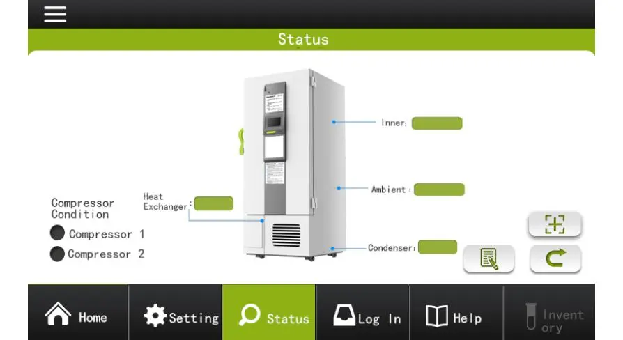 408 Liters Ultra Low Temperature Freezer for Laboratory and Biomedical