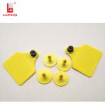 UHF RFID EID Livestock Ear Tags ISO18000-6C 75mm*65mm 860-960Mhz 5 Meters Range