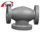 Customized Globe Valve Body Castings Steel Valve Castings