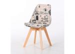 Solid Wood Legs Home Upholstered Dining Room Chairs