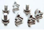 Machinery Industry Solid Aluminum Rivets And Studs Zinc Plate Surface