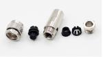 M9 Metal Conne Male Female Waterproof Connector Shielded Metal Straight Angle