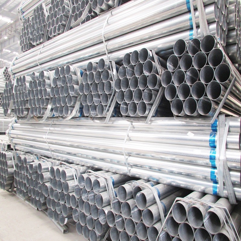 Silver White Api 5l Welding Galvanized Steel Pipe No Break For Water Project