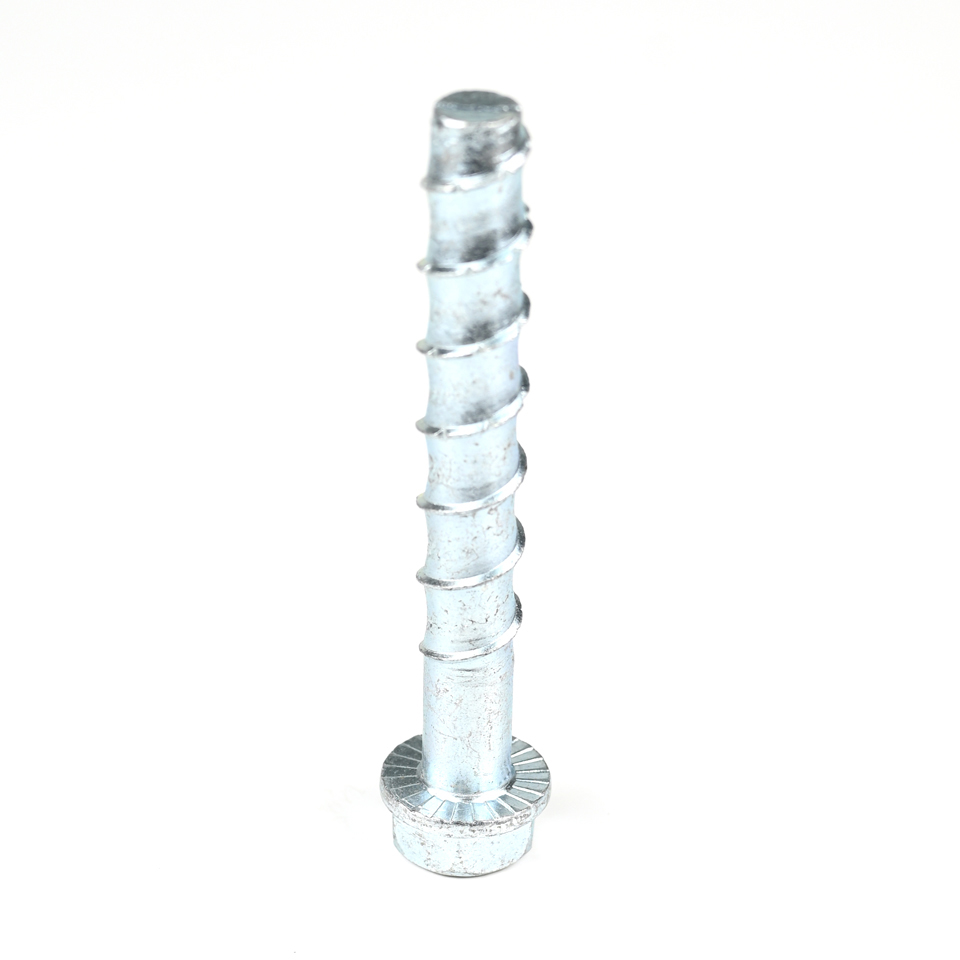 100mm M16 Carbon Steel Zinc Plating HEX Head Concrete Screw Bolt for 100% QC Test