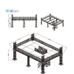 15-18 Degree Hardness Aluminum Folding Truss for Concert Scaffolding Parties and