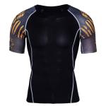 Military Long Sleeve Rash Guard Environmental Friendly Material Flatlock