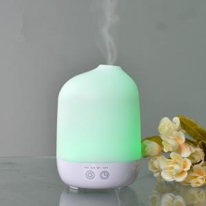 Quality 3 in 1 baby house wood grain mini cool mist humidifier 300ml with moonlight for Home Bedroom wholesale