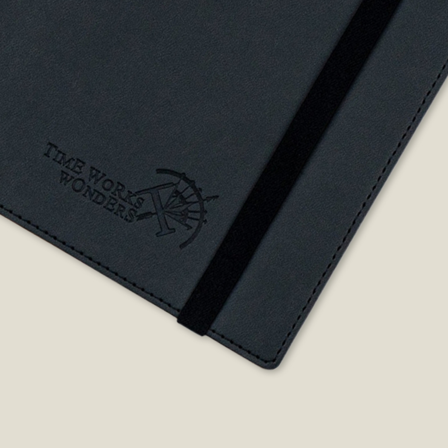 Custom Black Softcover Spiral Bound Planner 2023 Daily Weekly Agenda 6.5x6.8 Inches