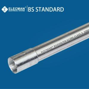 China Class 3 Pre Galvanized Steel BS Conduit BS4568 EN61386 16mm-114mm on sale