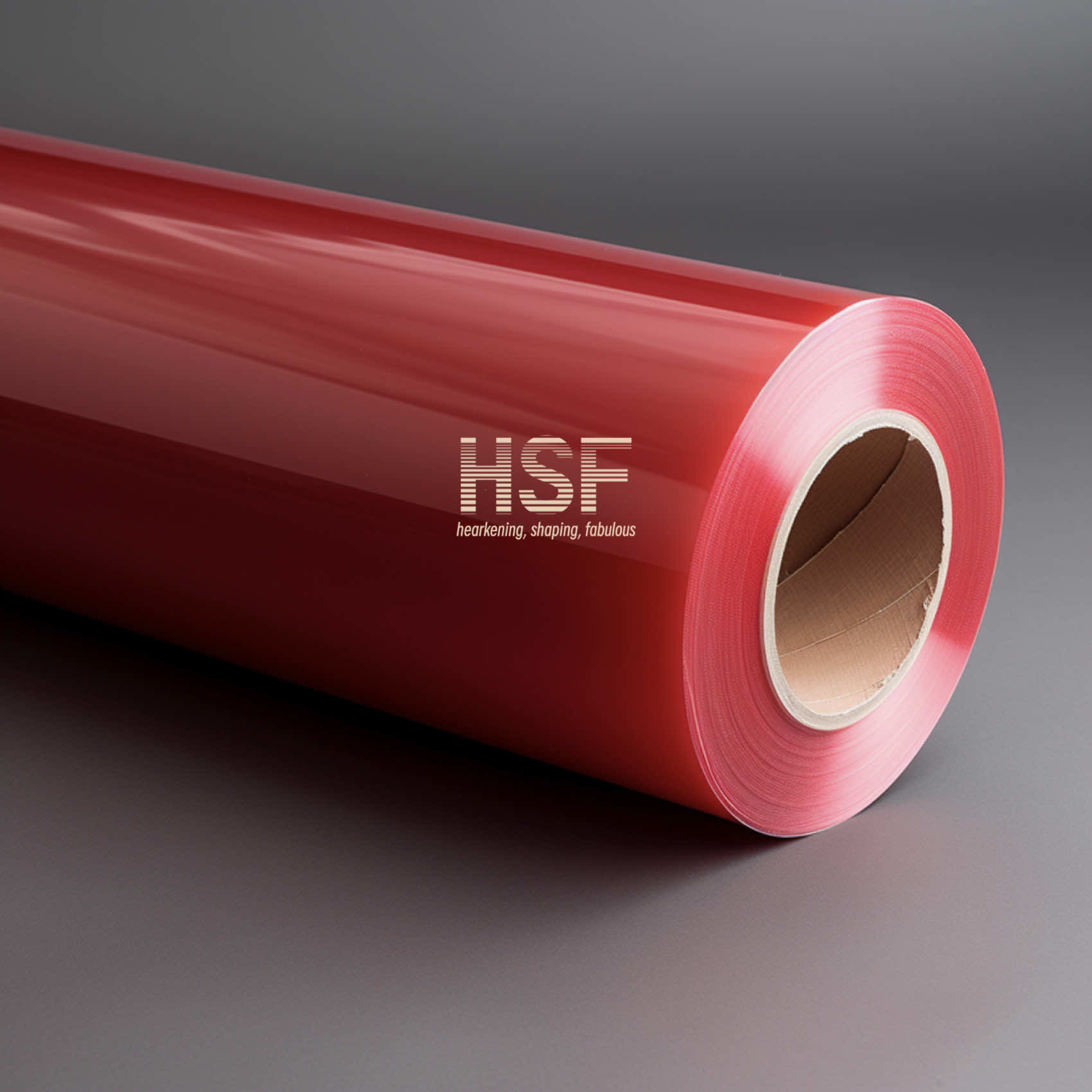 Opaque Red 80uM PE High Density Film Halogen Free Used To Make Labels