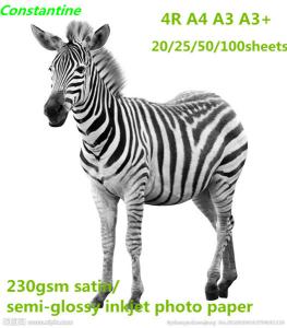 Quality 230gsm satin-semi-glossy inkjet photo paper waterproof wholesale