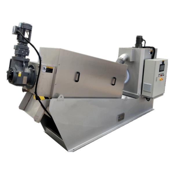 SUS304/316 Cassava Vinasse Coconut Palm Oil Sludge Filter Screw Press Dewatering