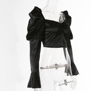 Quality OEM Women'S Shirt European And American Pleated Long Sleeved Shirt Sweet Top wholesale