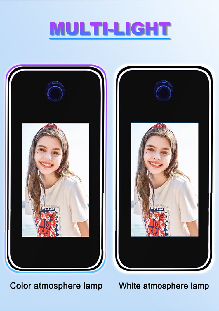 Advertising Interactive Mirror Photo Booth With Camera Printer