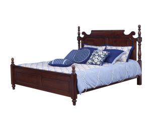 Quality Rubber Wood made bedroom furniture in Special design Modern Headboard with wood slat shipping from Shenzhen to Africa wholesale