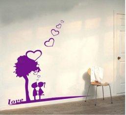 Quality Contemporary Designer Removable Wall Flower Stickers HB-130, /Decal Wall Stickers /Decorative Wall Stickers /Floral Wall Stickers wholesale