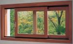 Tempered Glass Aluminium Frame Sliding Window ISO9001