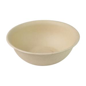 Quality Biodegradable Disposable Microwavable Serving Bowls With Lids Pulp Salad Takeaway wholesale