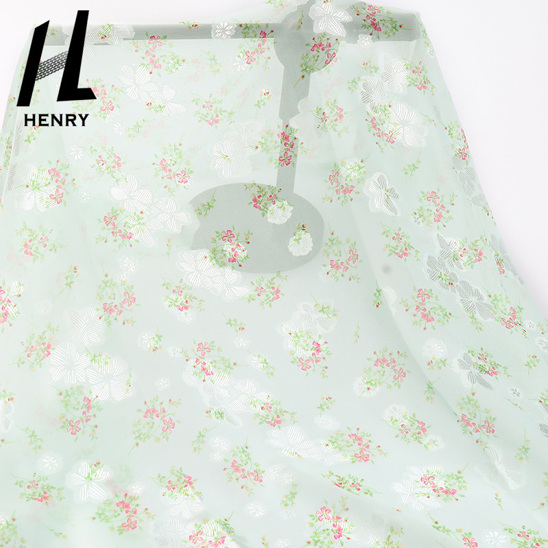 Woven Soft Tulle Fabric Chiffon Printing For Dress Garments