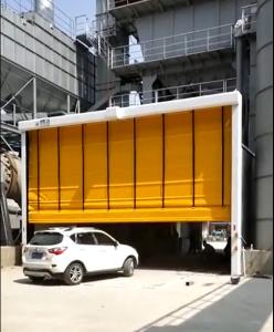 Quality ISO 9001 Fast Stacking Doors PVC Window Fabric Roll Up Garage Doors wholesale