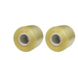 Quality Dust Proof OD 70mm PVC Stretch Cling Film 250mm Width Sticky 130mic Thickness wholesale